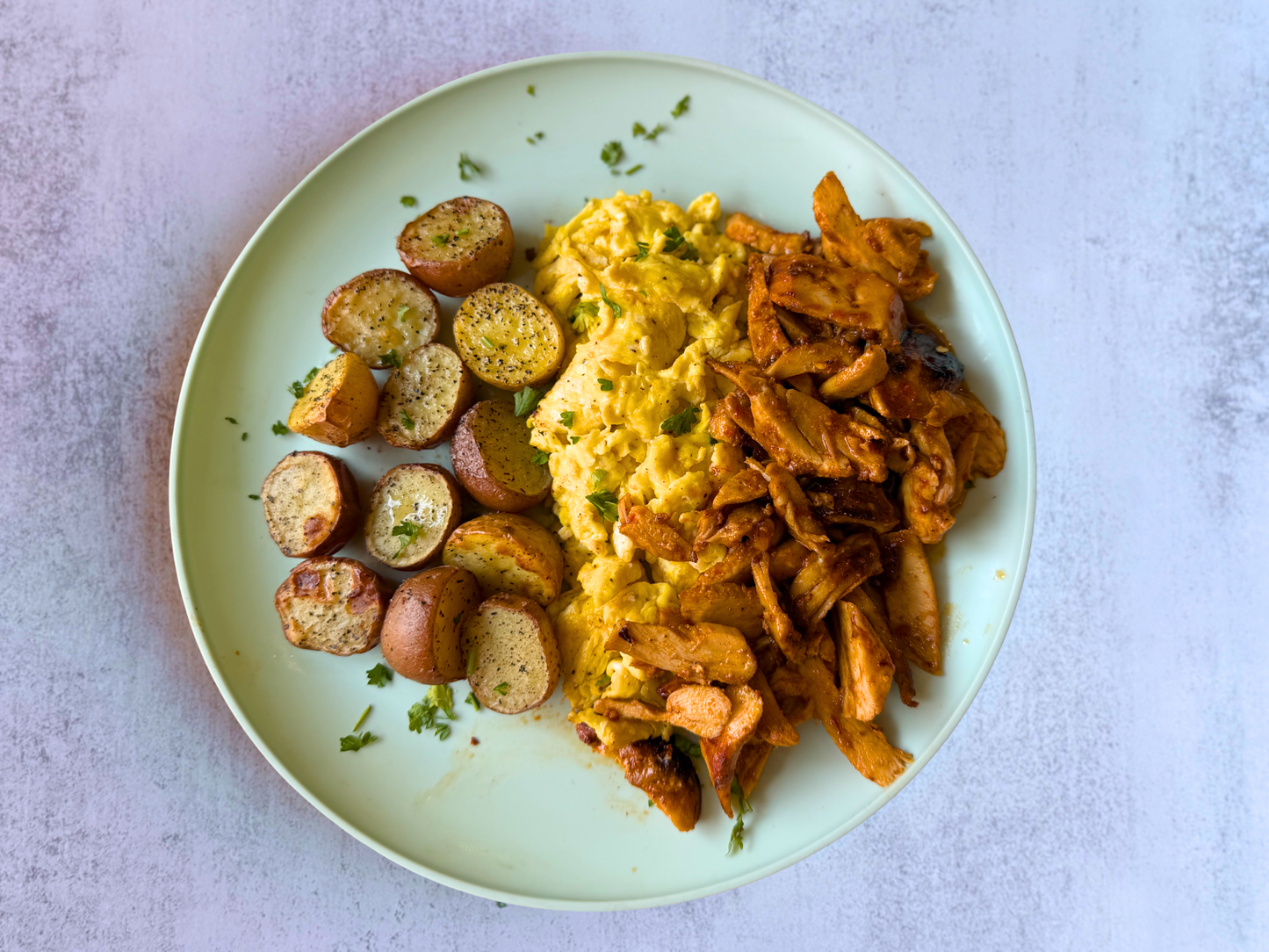 Sweet & Spicy Chicken Shawarma Breakfast Bowl