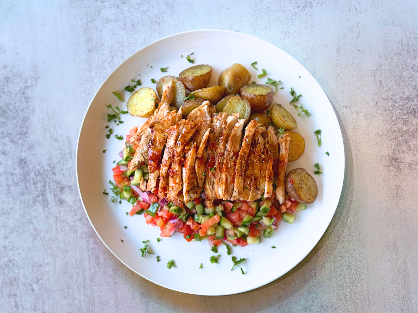 Sweet & Spicy Chicken Shawarma
