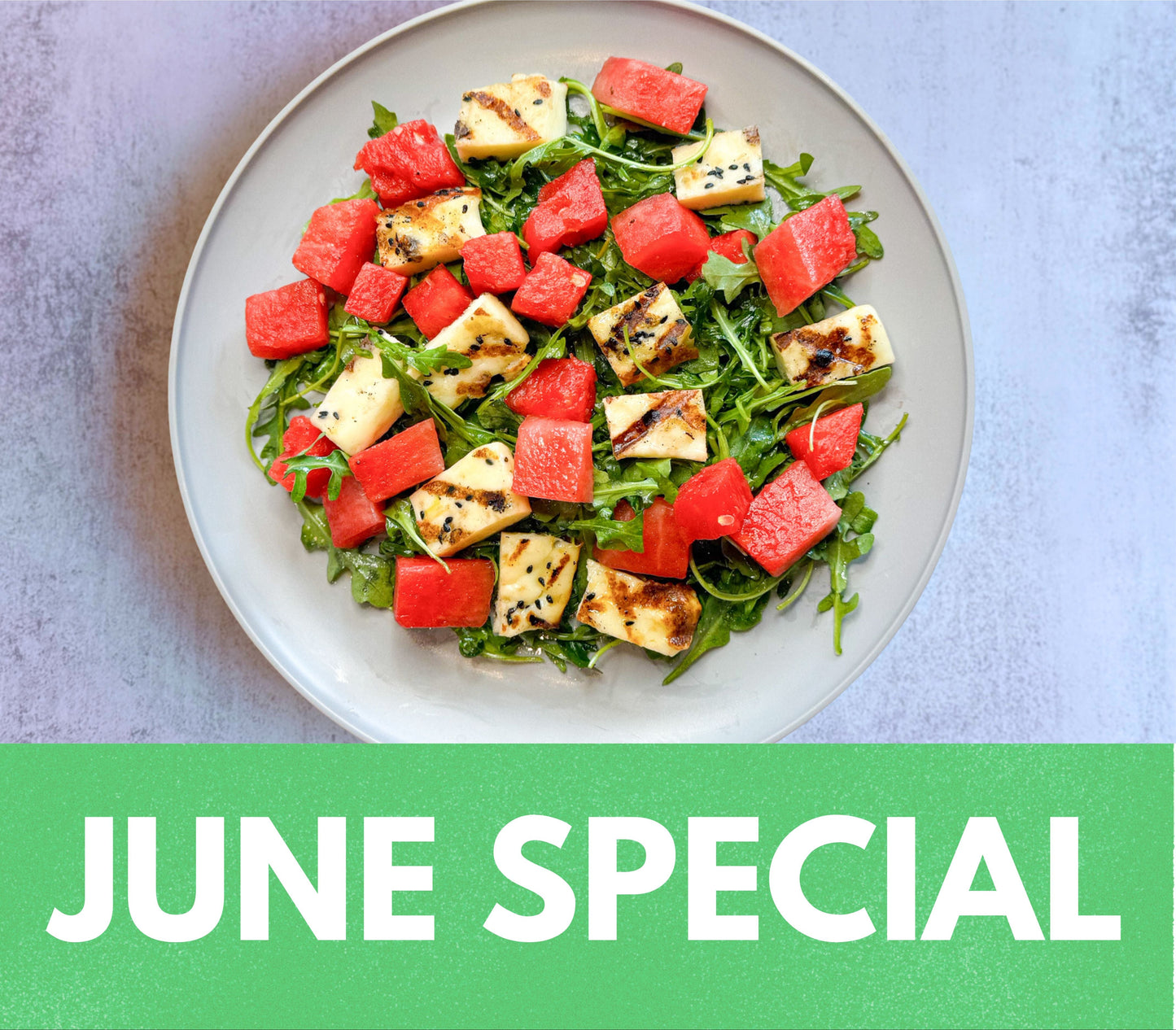 Halloumi Cheese & Watermelon Salad