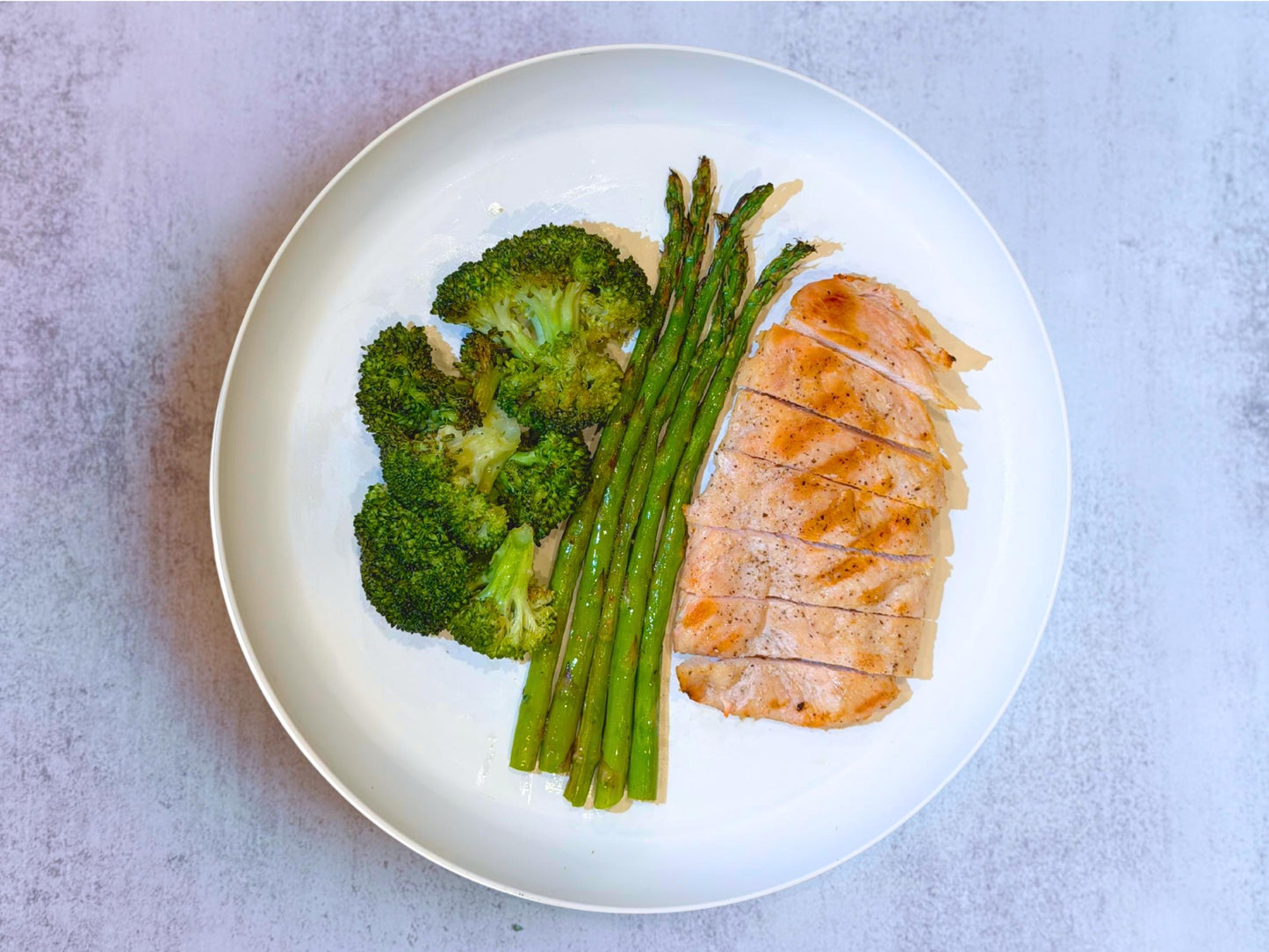 Chicken Breast • Asparagus • Broccoli